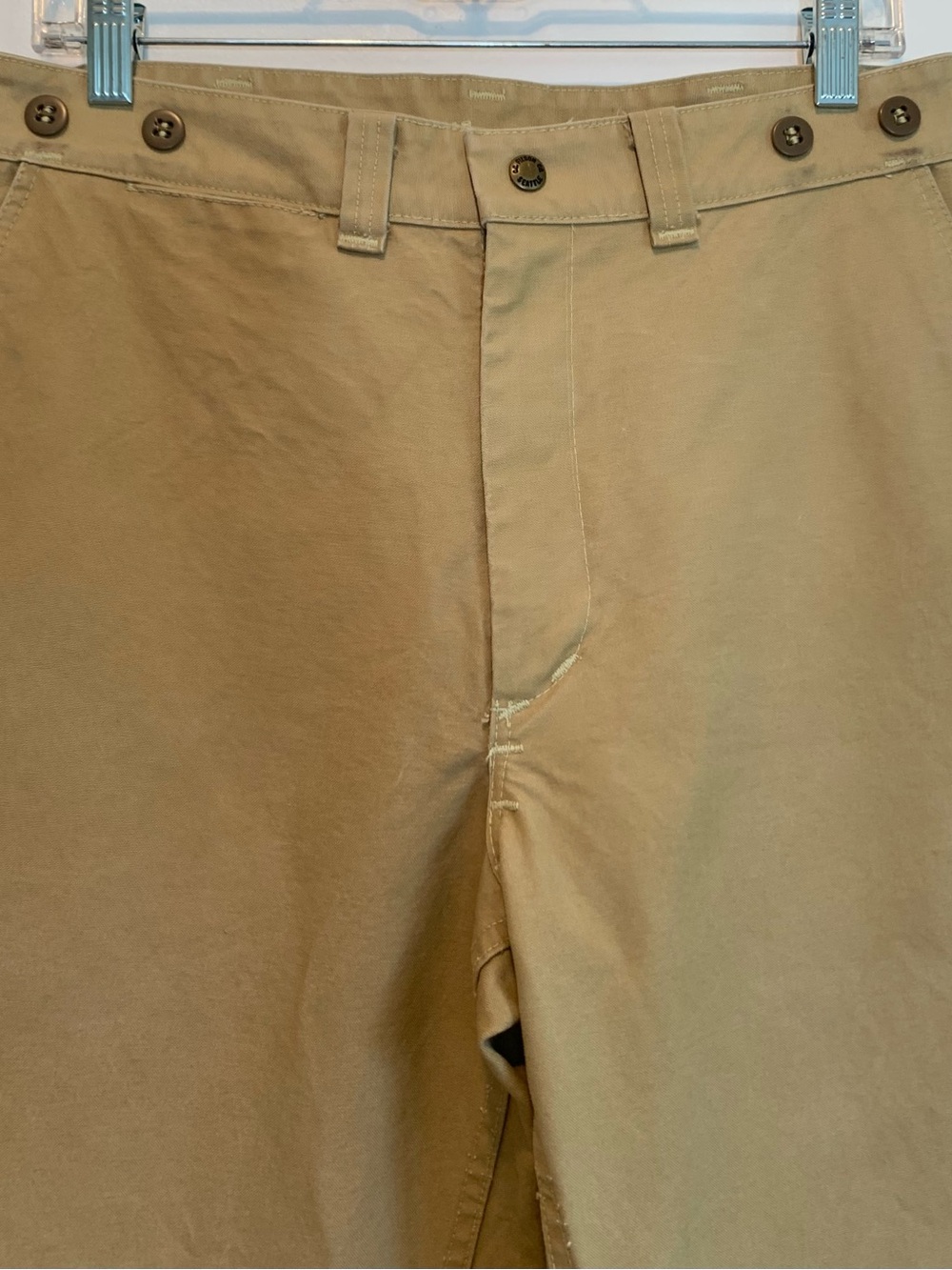 Filson Pants Dry Tin Cloth Canvas Work Pants 31x30 Suspender Buttons - Picture 2 of 8